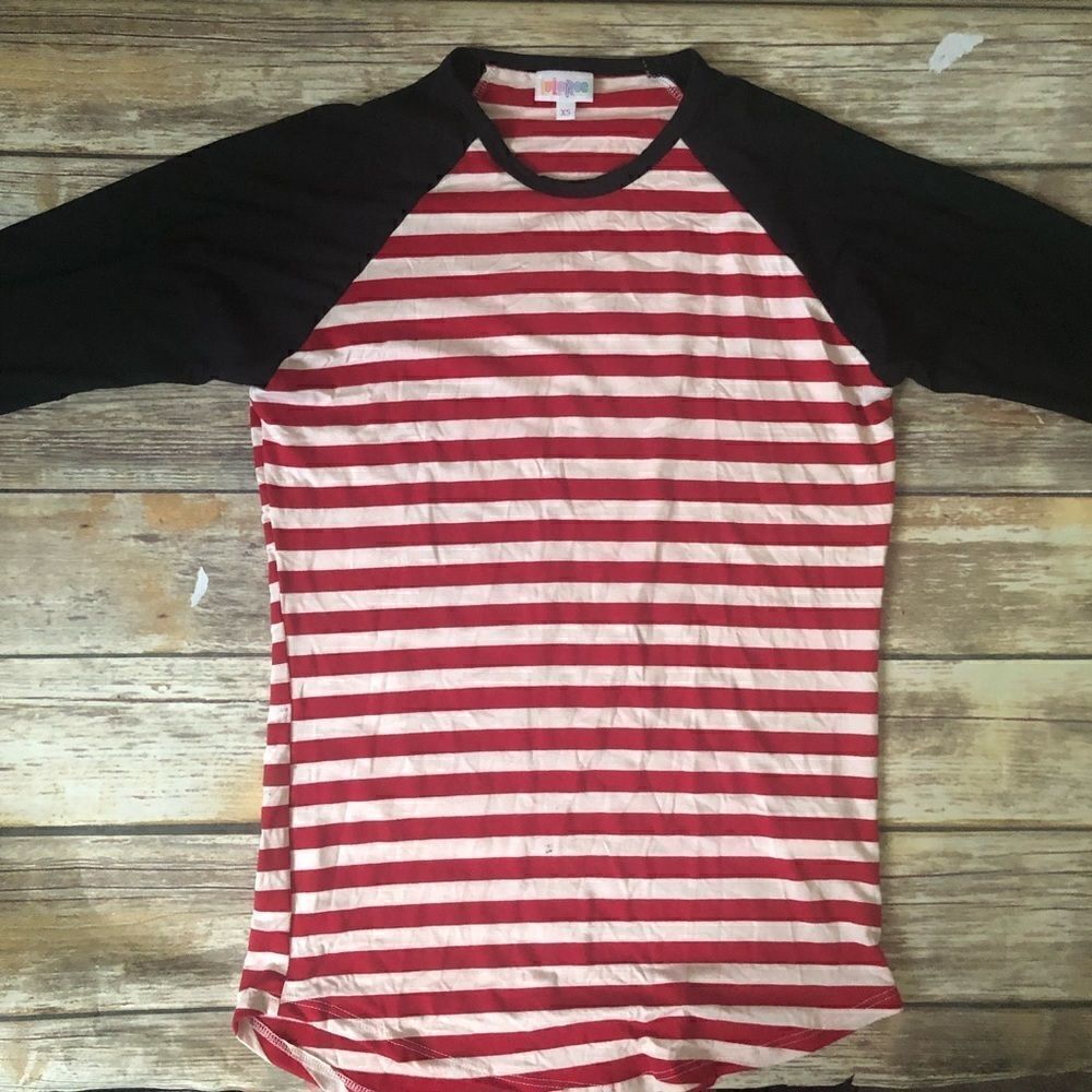 Lularoe striped Randy tee